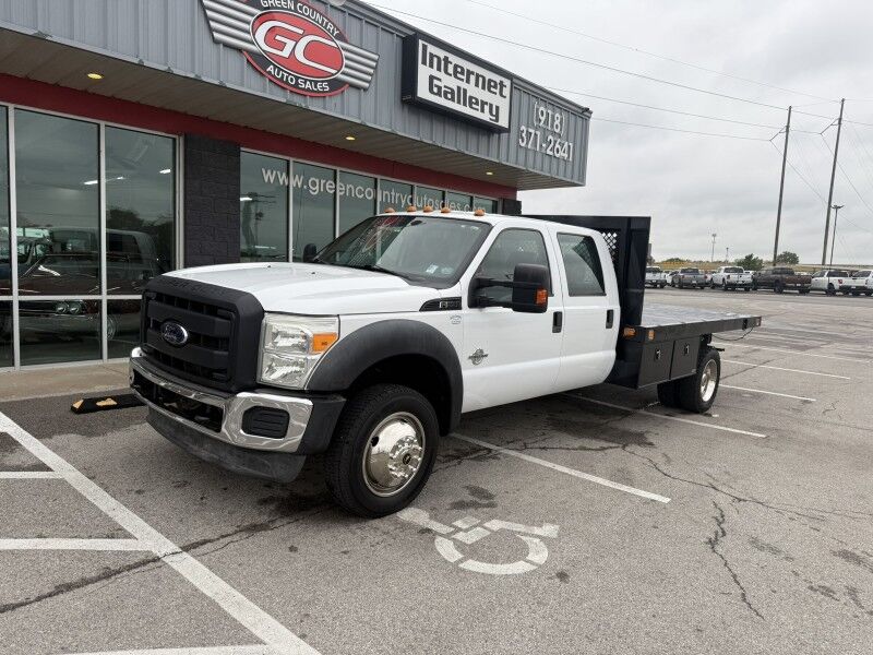 2012 Ford Super Crew F-550 Diesel Flatbed 80k mi's XL Collinsville OK