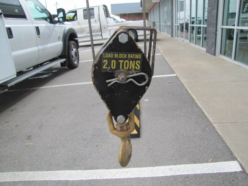 2012 Ford Super Crew F-550 Diesel Utility IMT 1015 Crane XL Collinsville OK