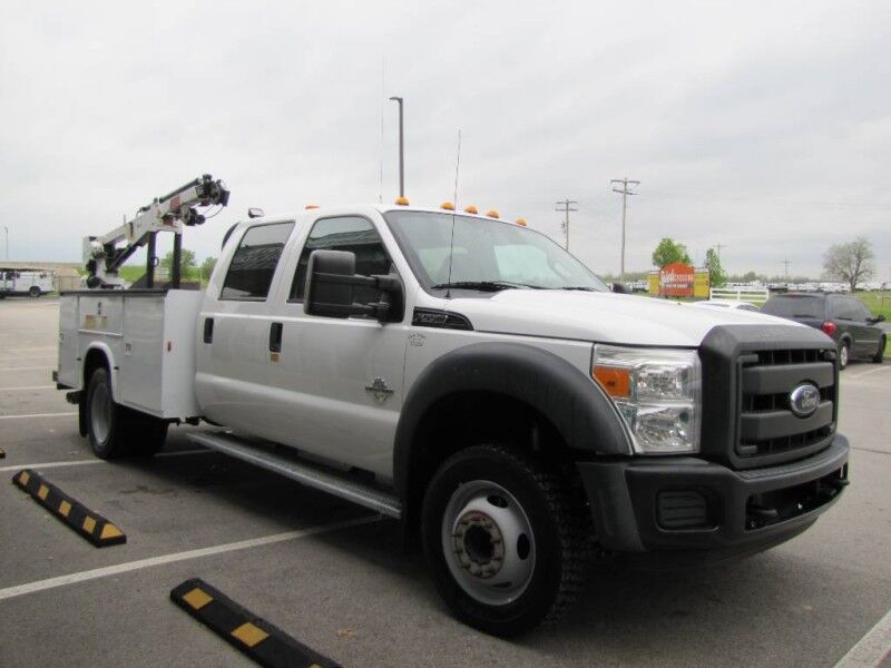2012 Ford Super Crew F-550 Diesel Utility IMT 1015 Crane XL Collinsville OK