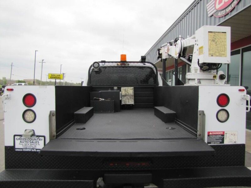 2012 Ford Super Crew F-550 Diesel Utility IMT 1015 Crane XL Collinsville OK