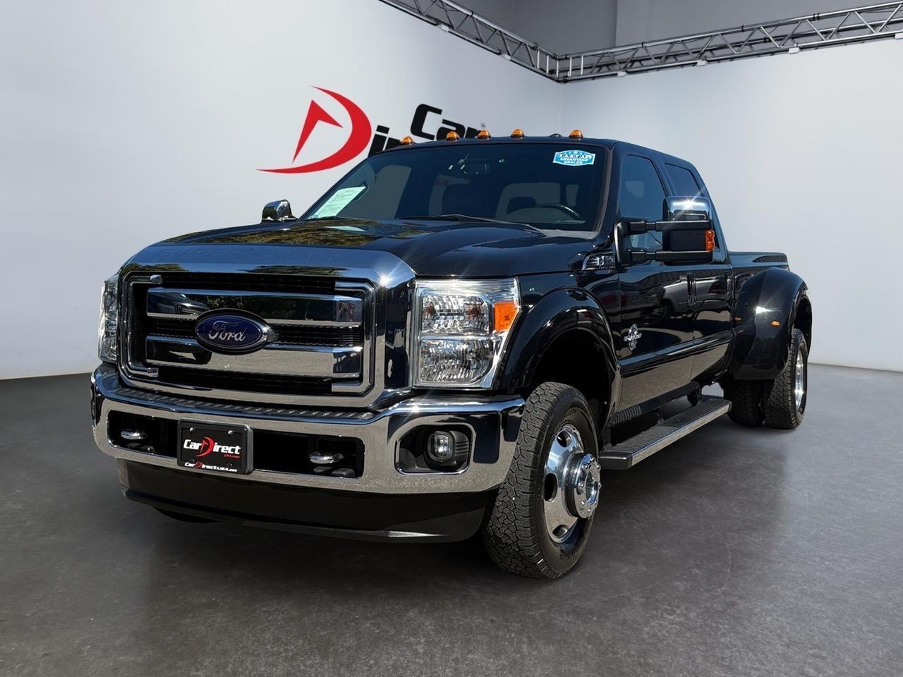 2012 Ford Super Duty F-350 DRW Lariat, POWER STROKE, REAR POWER SLIDING WINDOW, FENDER FLARES, TOW PACKAGE, BACKUP CAMERA WITH PARKING SENSORS, NAVIGATION, BED LINER, POWER SLIDE MOONROOF, FX4 OFF ROAD PACKAGE, 1 OWNER, LOW LOW MILEAGE, CLEAN CARFAX, GO SUPER DUTY IN THIS FORD! Virginia Beach VA