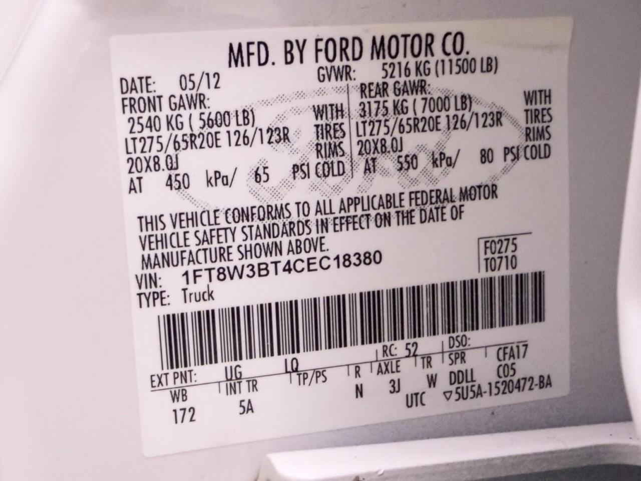 2012 Ford Super Duty F-350 SRW Lariat FX4 6.7L Power Stroke 4x4 Mansfield TX