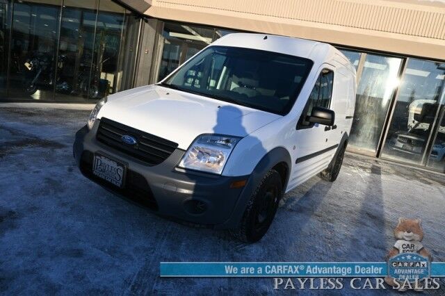 2012 Ford Transit Connect XL / Automatic / 2.0L I4 / Premium Cloth Seats / Built In Storage Shelves / Aux Input / Air Conditioning / 114 Wheelbase / Block Heater / 27MPG / Only 92K Miles / 1-Owner Anchorage AK