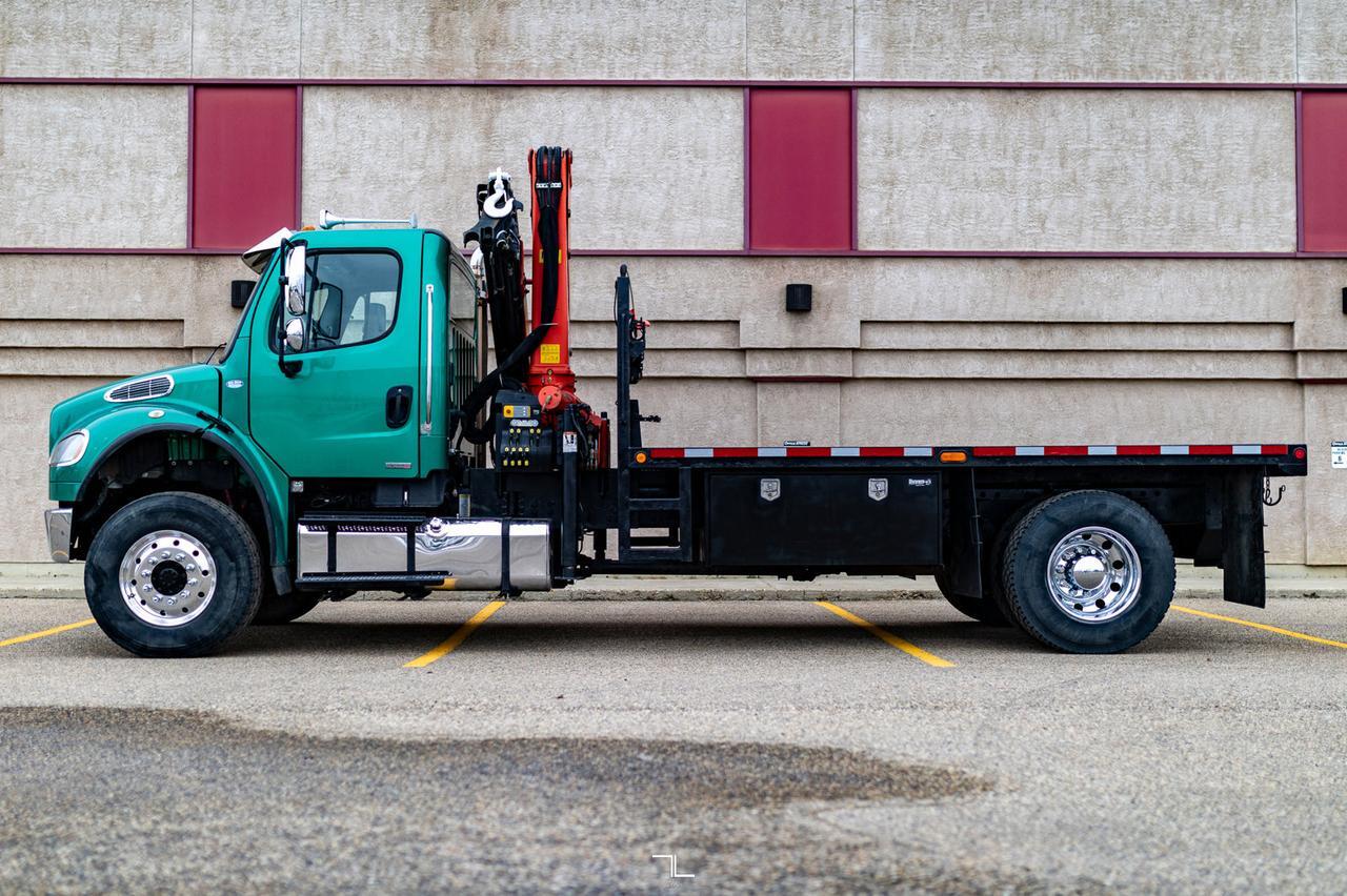 2012 Freightliner M2 106 4x4 Reg Cab Picker Deck Diesel Red Deer AB