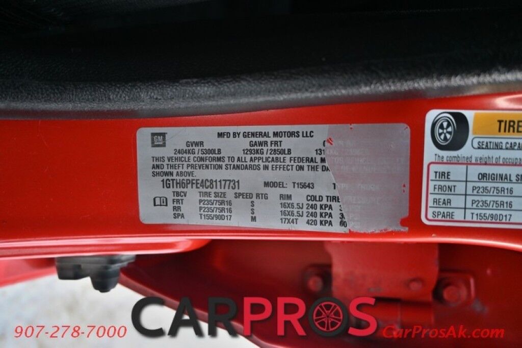 2012 GMC Canyon SLE-2 - 3.7L - 4X4 - Crew Cab - Power Windows & Door Locks - Block Heater - Fog Lights - CD/MP3 Player - A/C - Bedliner - Tow Package - Only 22K Miles Anchorage AK