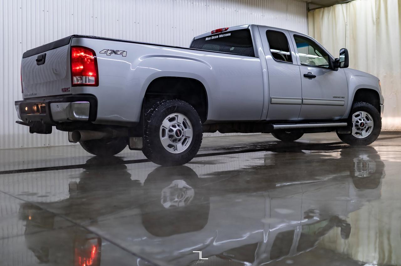 2012 GMC Sierra 2500HD 4x4 Ext Cab SLE Longbox Diesel BCam Red Deer AB