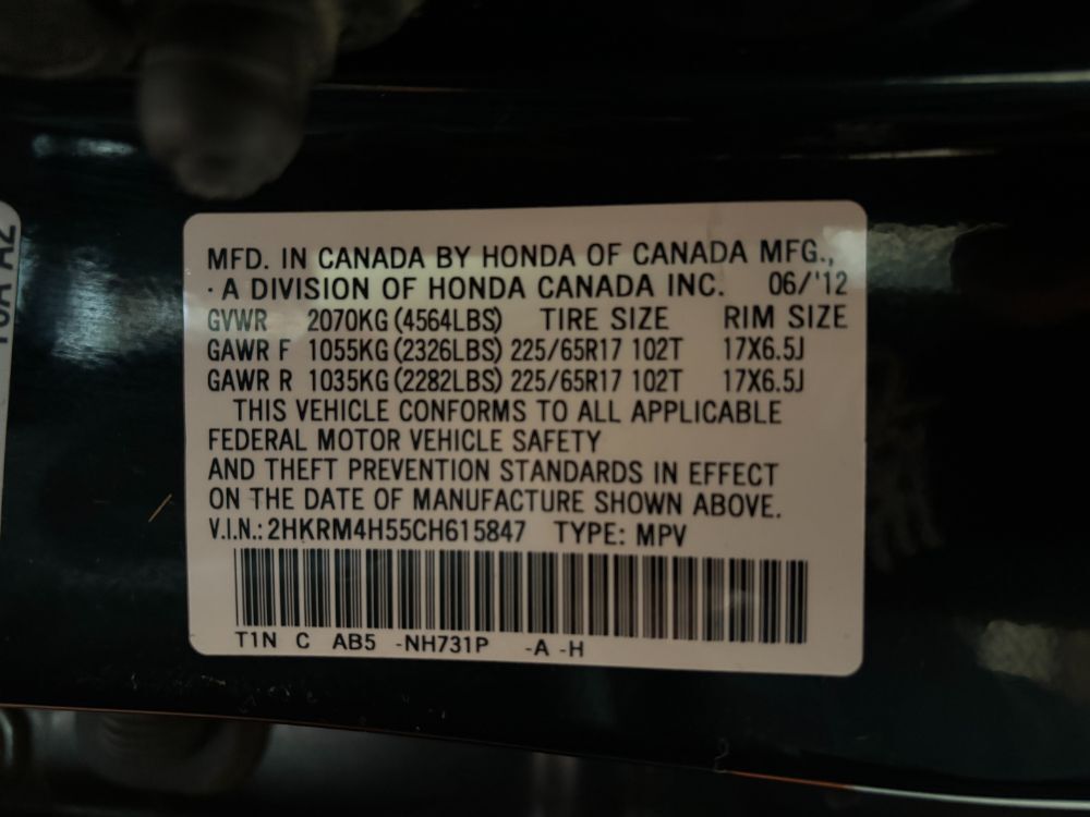 2012 Honda CR-V EX Franklin OH