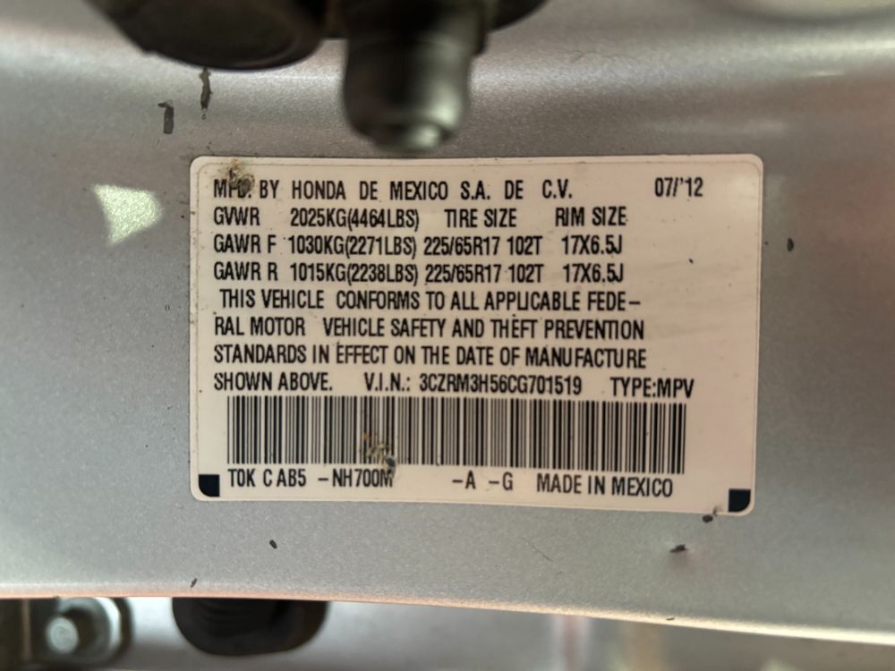 2012 Honda CR-V EX Franklin OH