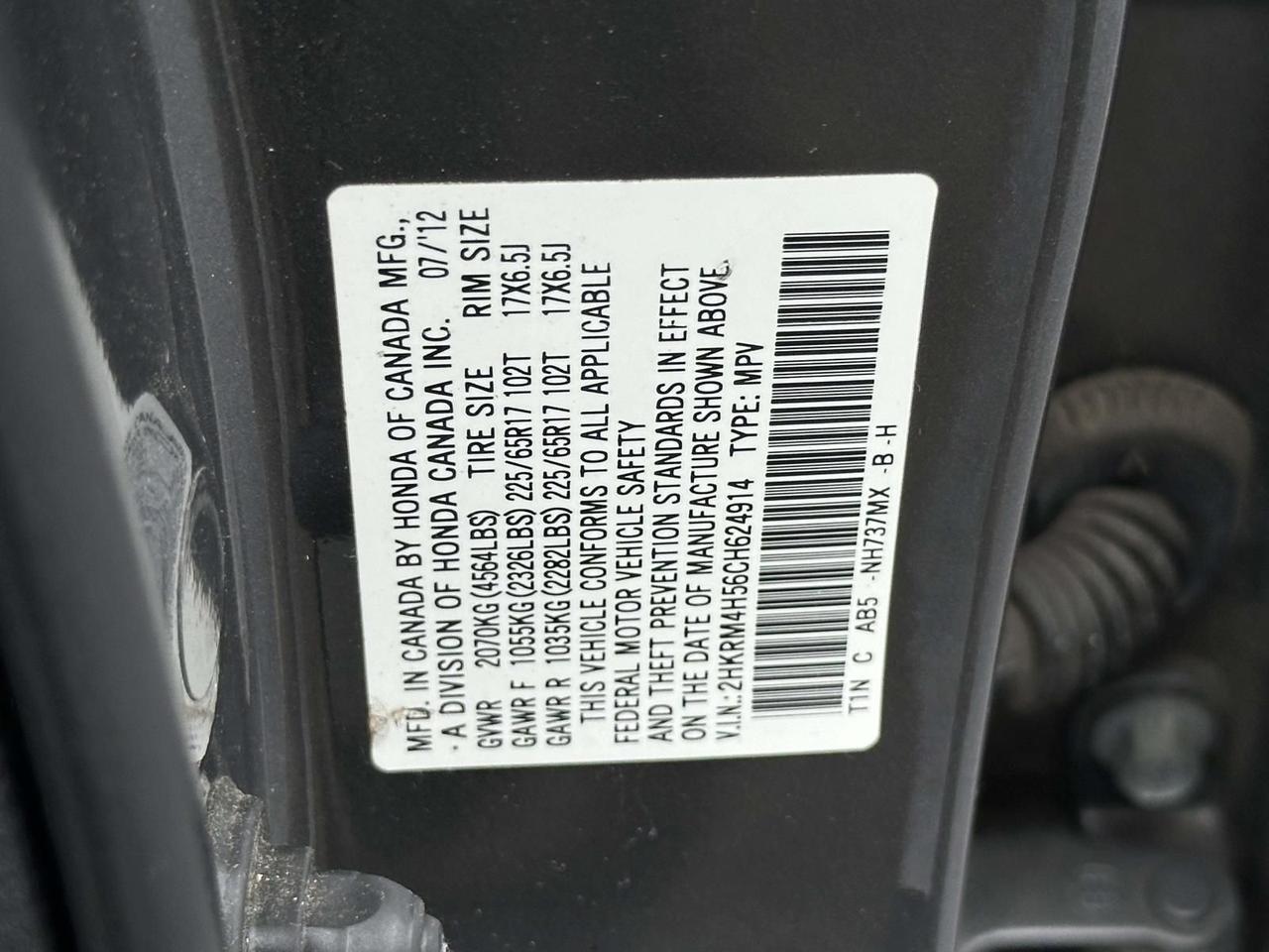 2012 Honda CR-V EX Alexandria VA