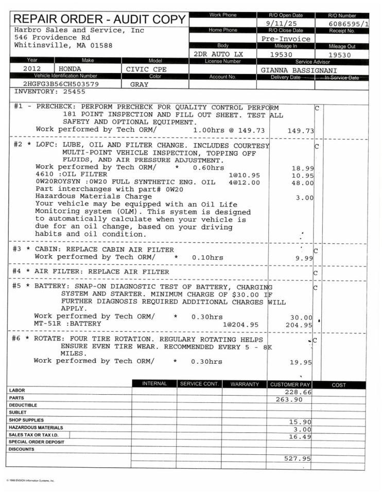 2012 Honda Civic Cpe LX - ONLY 19K ORIGINAL MILES Webster MA