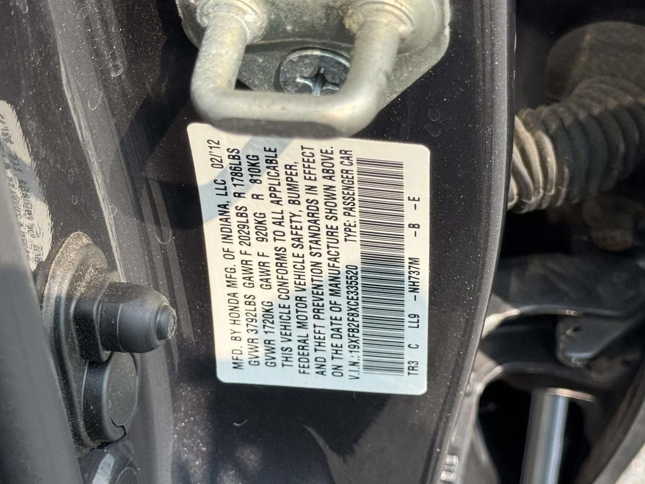 2012 Honda Civic EX Alexandria VA