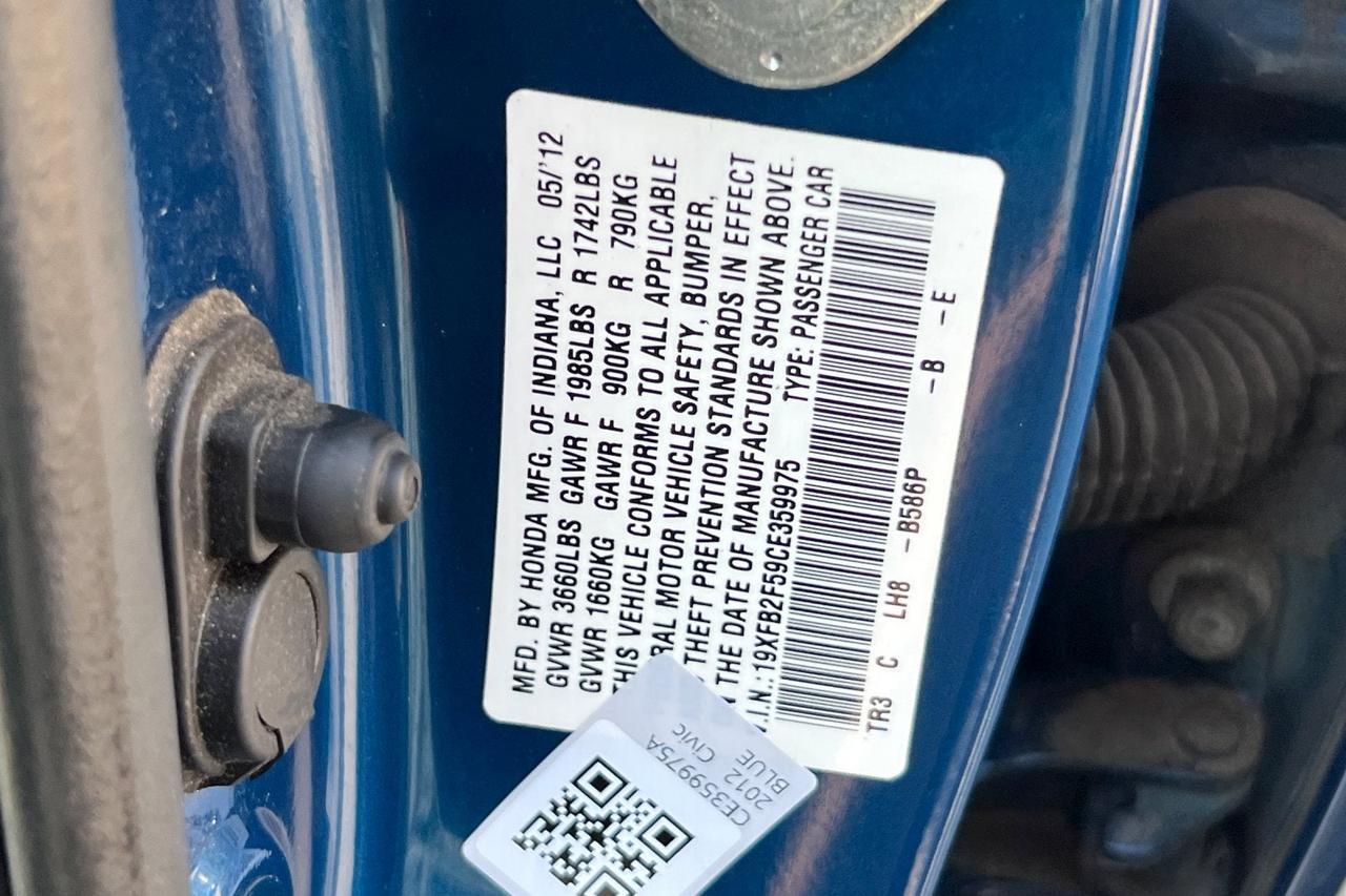 2012 Honda Civic LX Roseville CA