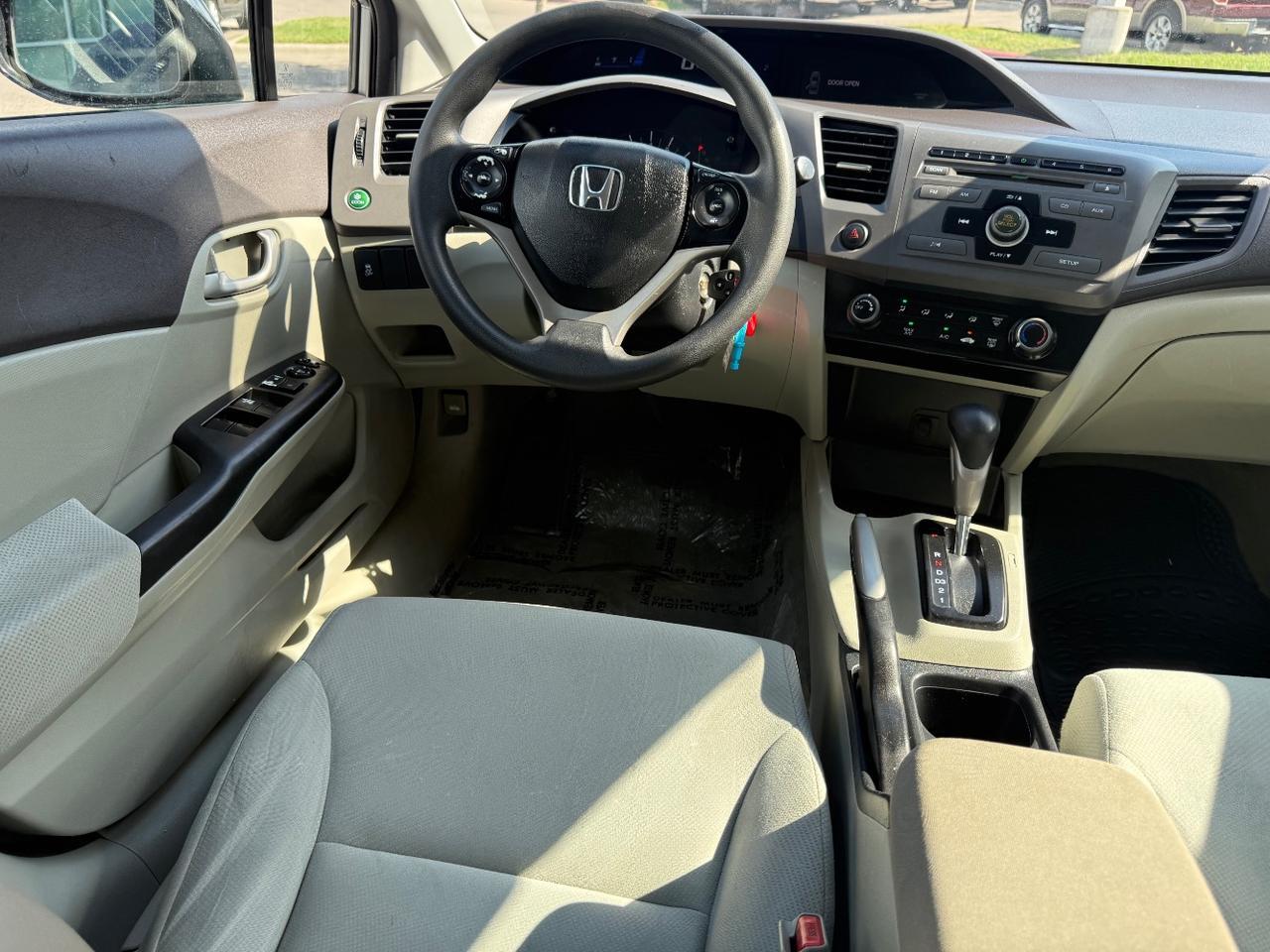 2012 Honda Civic LX Sedan 5-Speed AT Austin TX