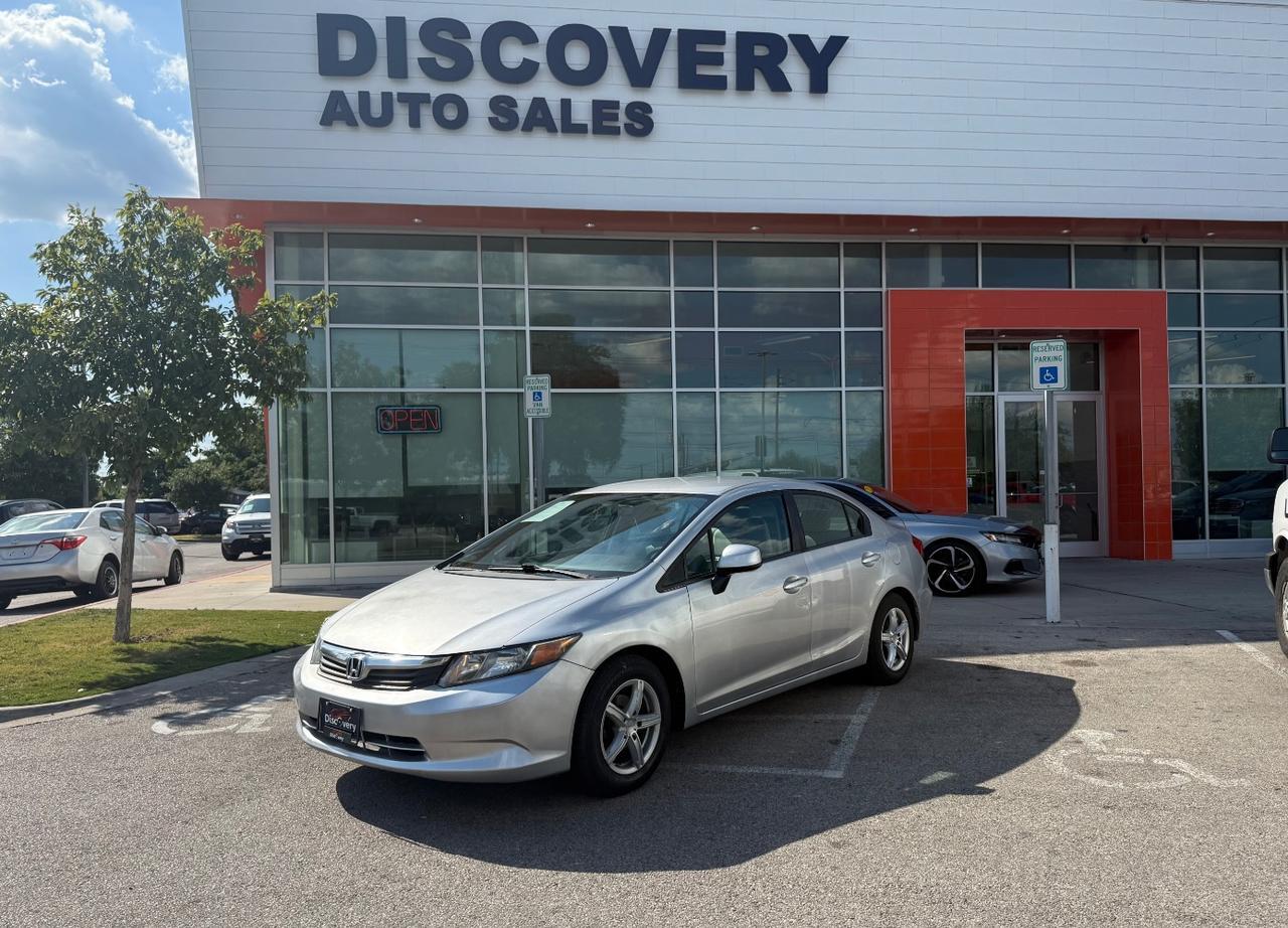 2012 Honda Civic LX Sedan 5-Speed AT Austin TX