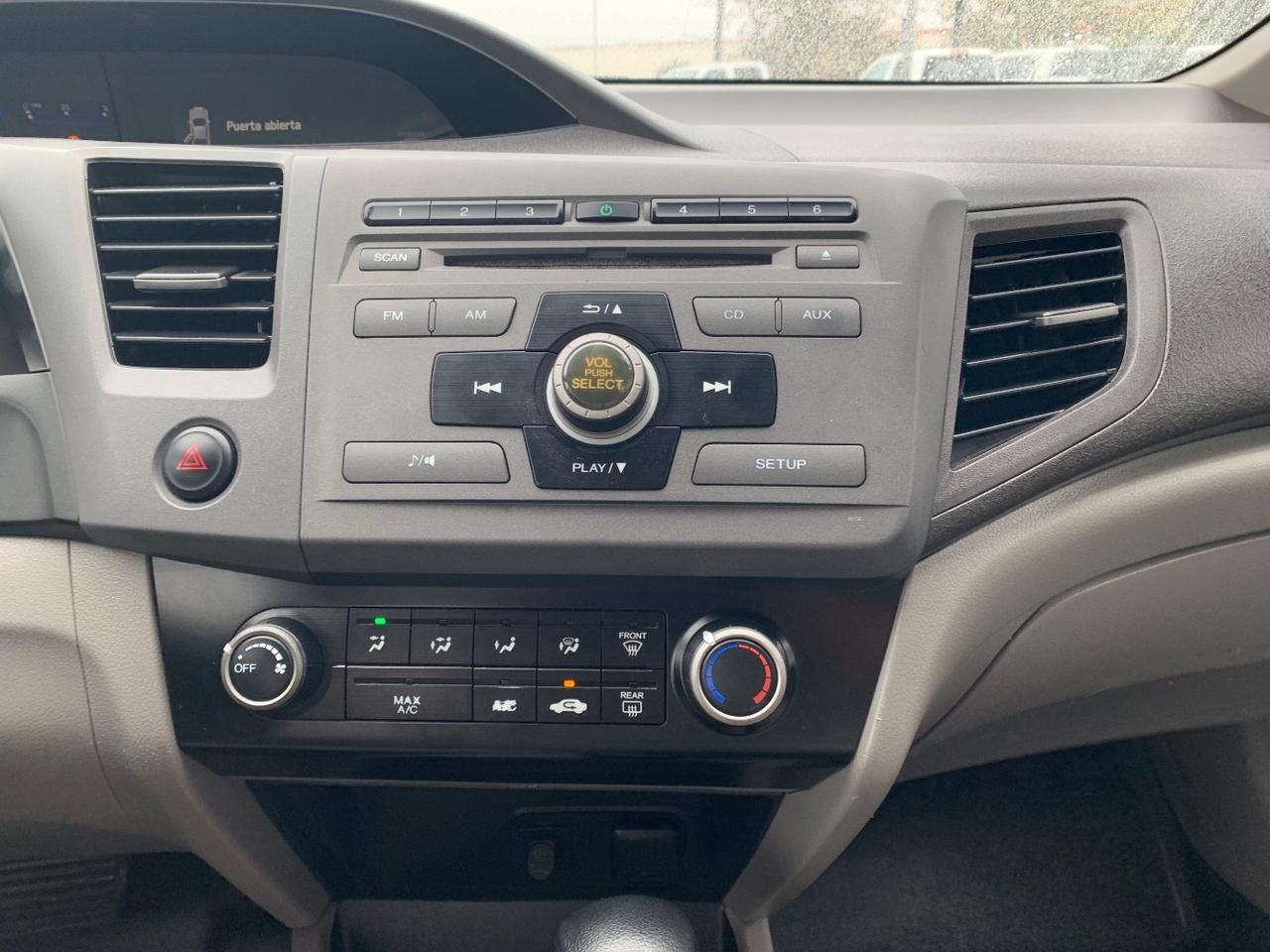 2012 Honda Civic LX Sedan 5-Speed AT Austin TX