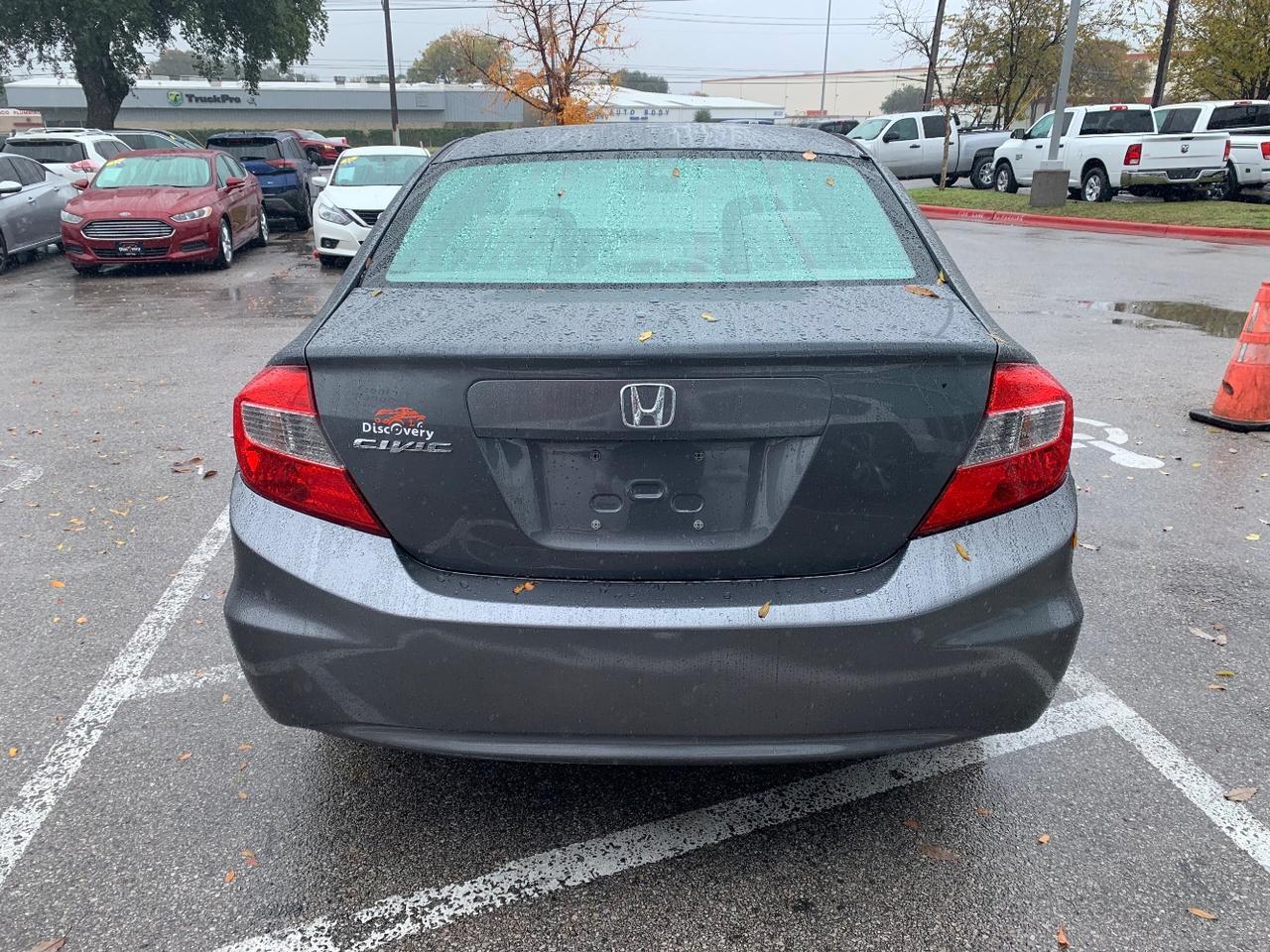 2012 Honda Civic LX Sedan 5-Speed AT Austin TX