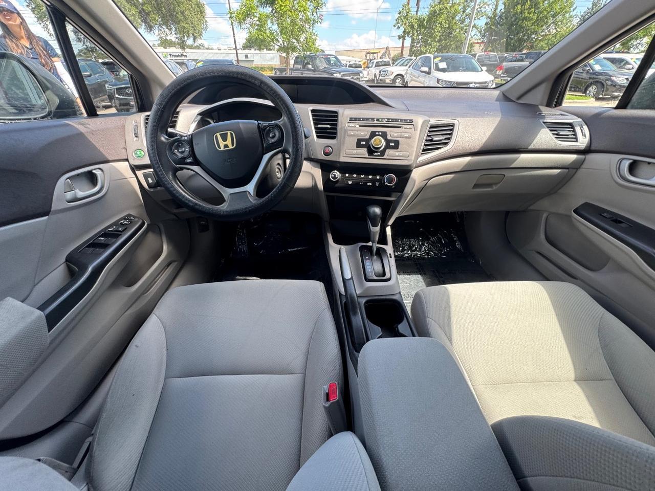 2012 Honda Civic LX Sedan 5-Speed AT Austin TX