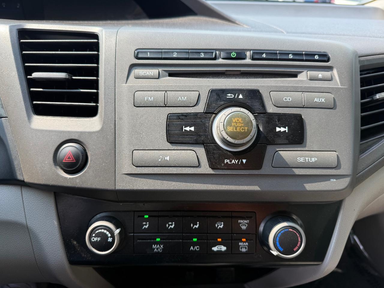 2012 Honda Civic LX Sedan 5-Speed AT Austin TX