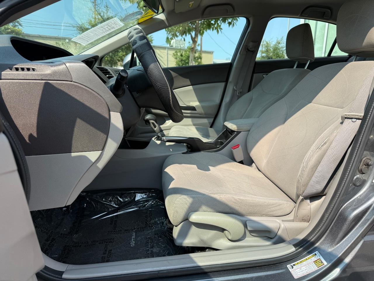 2012 Honda Civic LX Sedan 5-Speed AT Austin TX