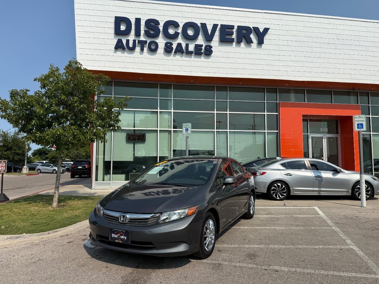 2012 Honda Civic LX Sedan 5-Speed AT Austin TX