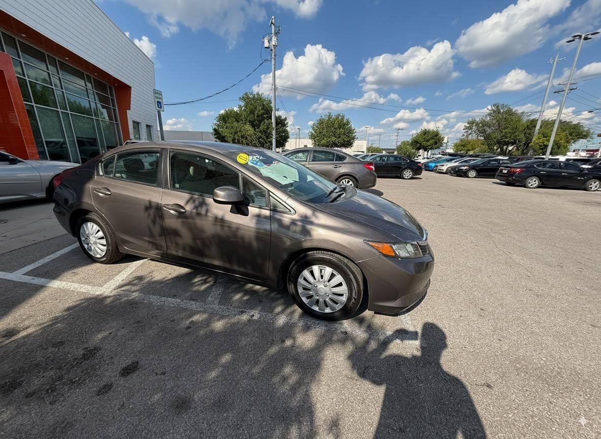 2012 Honda Civic LX Sedan 5-Speed AT Austin TX