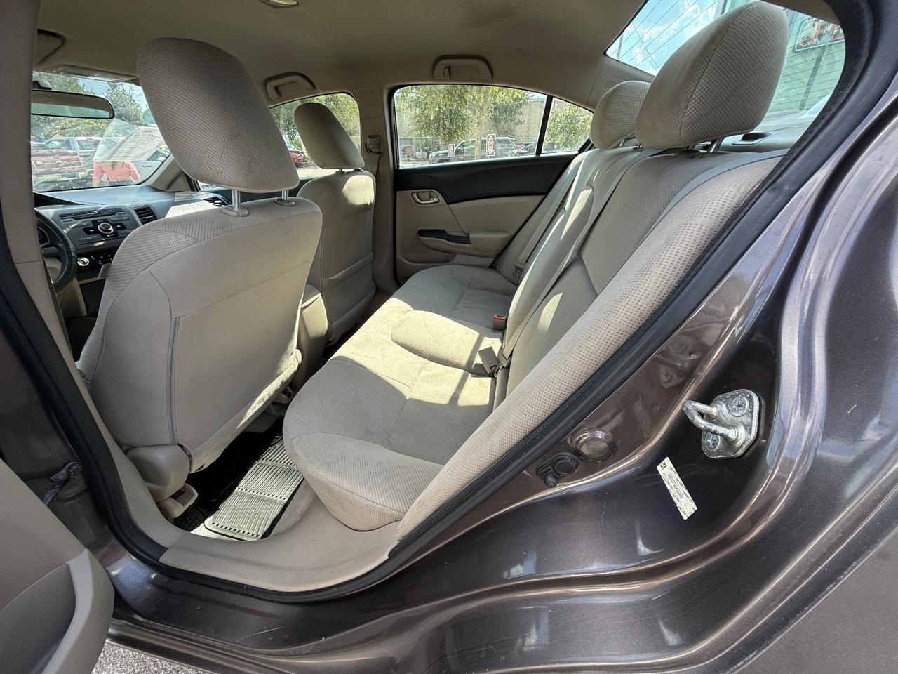 2012 Honda Civic LX Sedan 5-Speed AT Austin TX