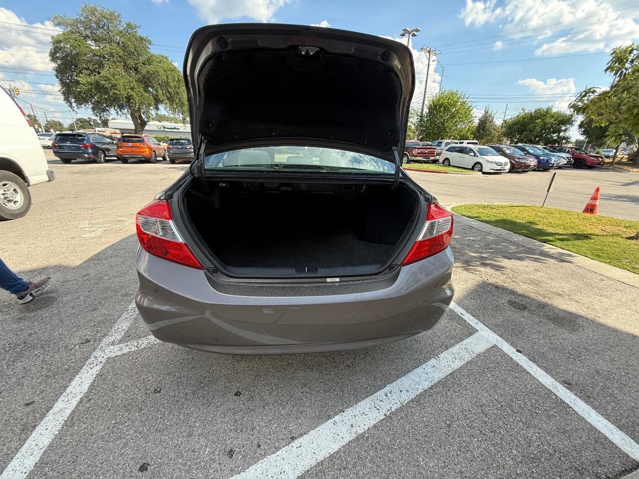 2012 Honda Civic LX Sedan 5-Speed AT Austin TX