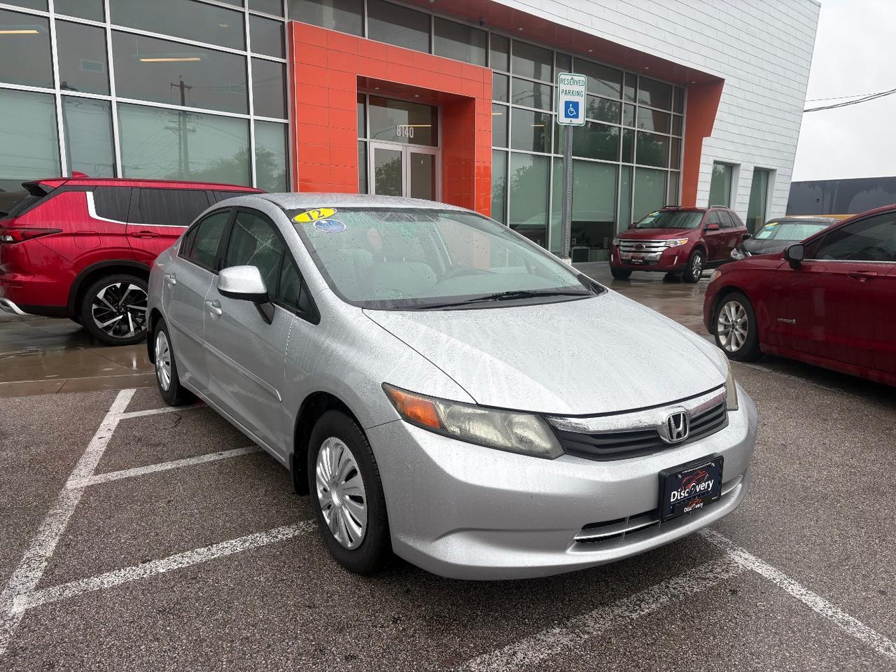 2012 Honda Civic LX Sedan 5-Speed AT Austin TX