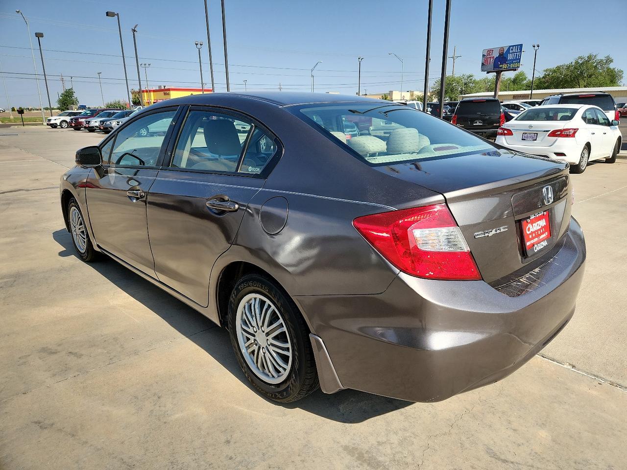 2012 Honda Civic Sdn LX Lubbock TX