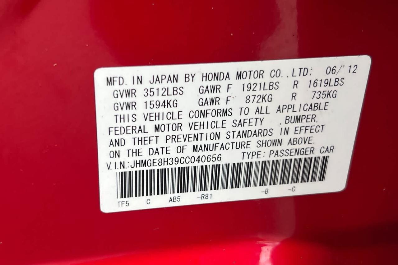 2012 Honda Fit Roseville CA