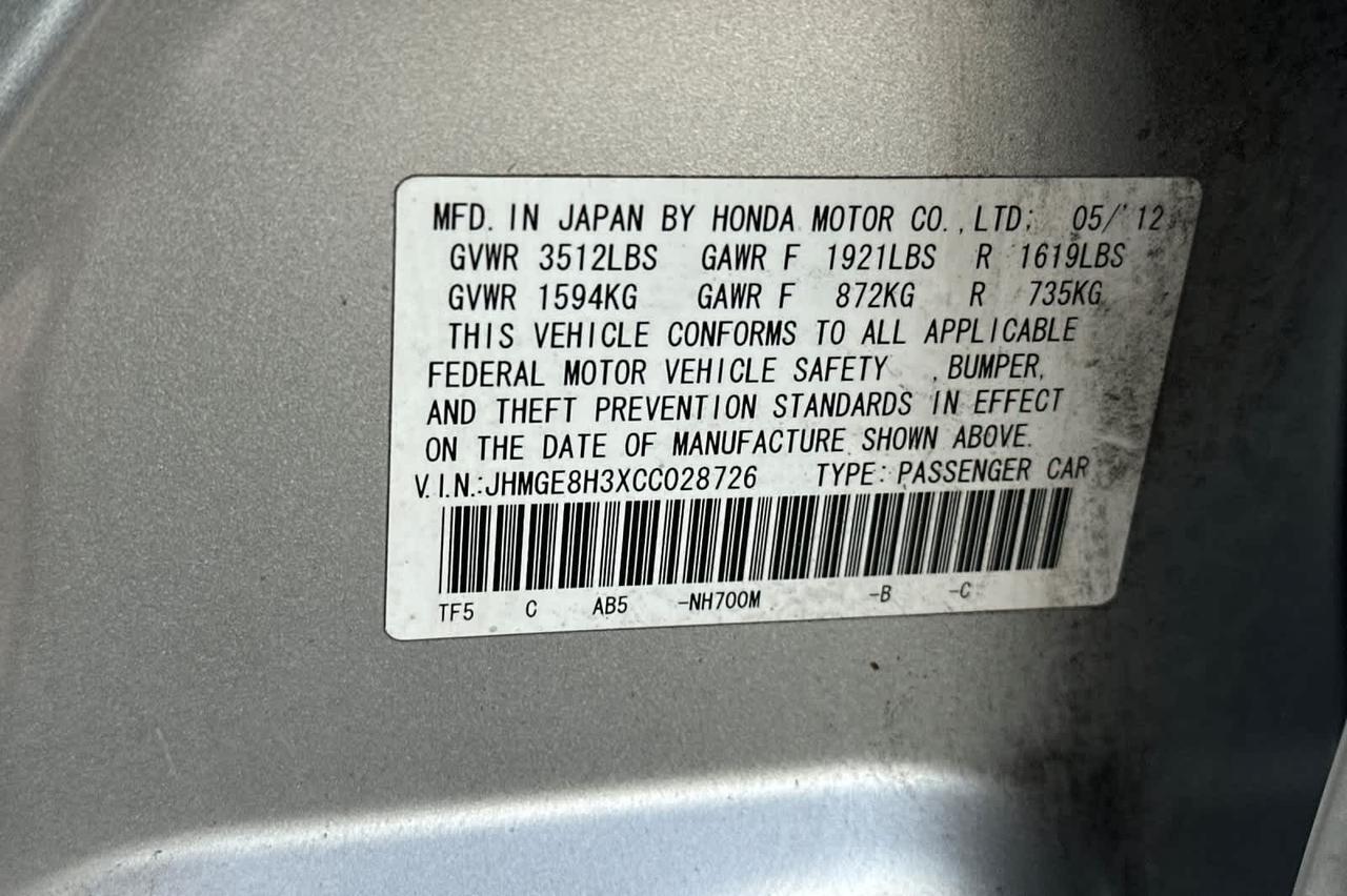 2012 Honda Fit Roseville CA