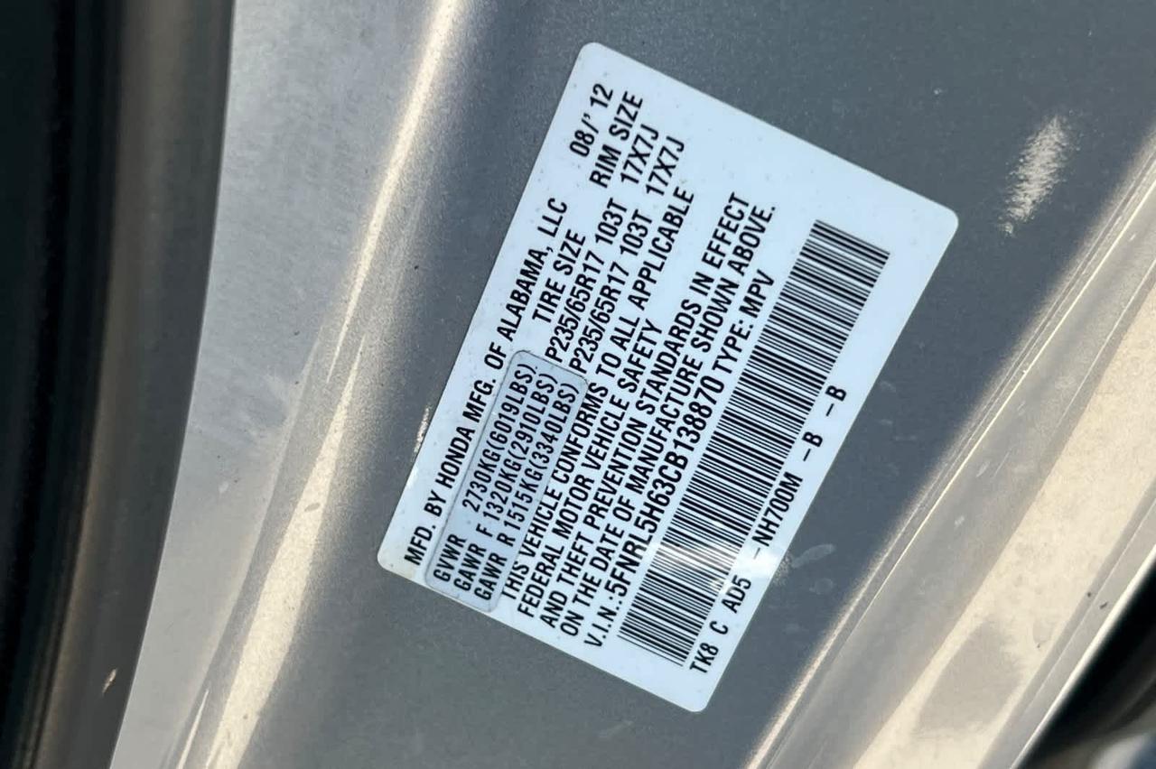 2012 Honda Odyssey Roseville CA