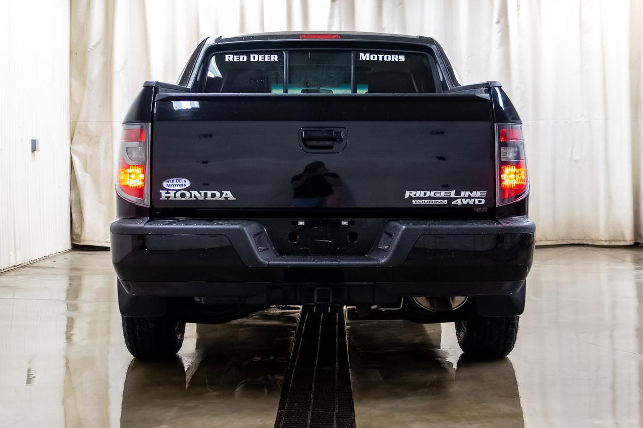2012 Honda Ridgeline 4x4 Crew Cab Sport Touring Leather Roof Nav Red Deer AB
