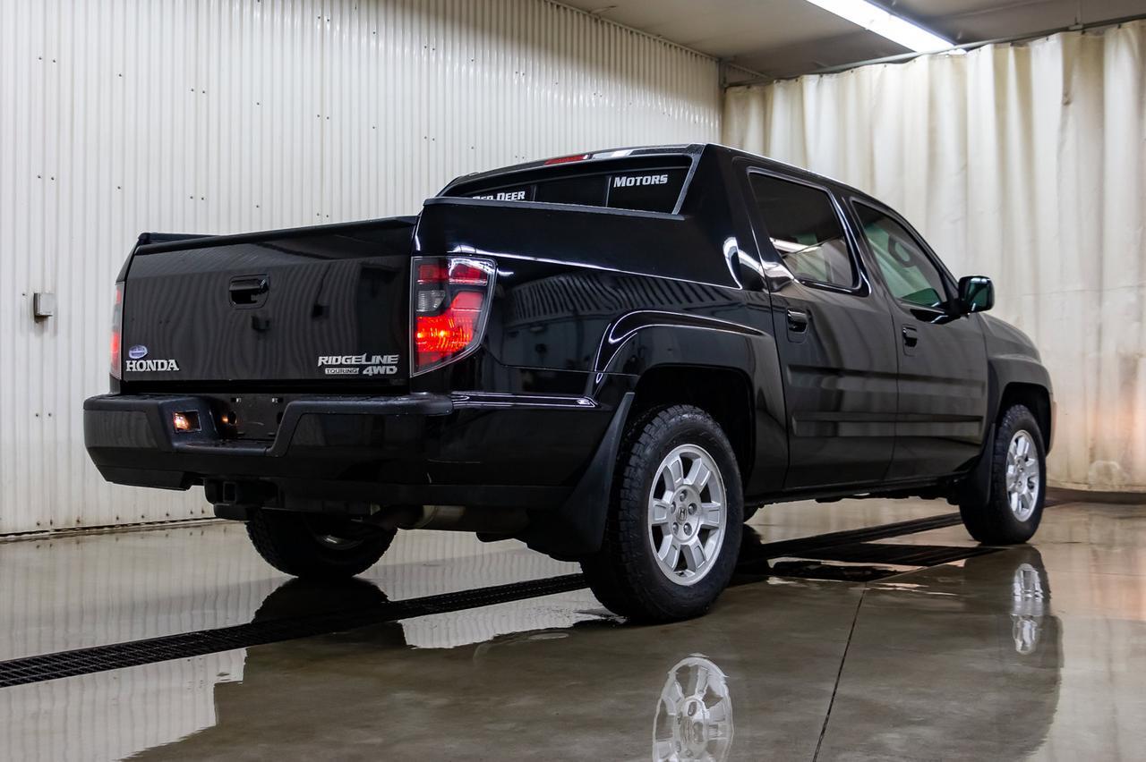 2012 Honda Ridgeline 4x4 Crew Cab Sport Touring Leather Roof Nav Red Deer AB