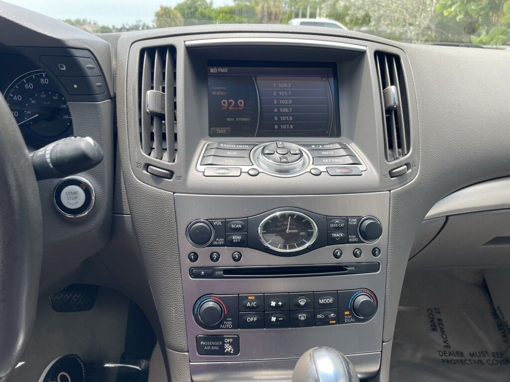2012 INFINITI G37 Coupe x Sarasota FL