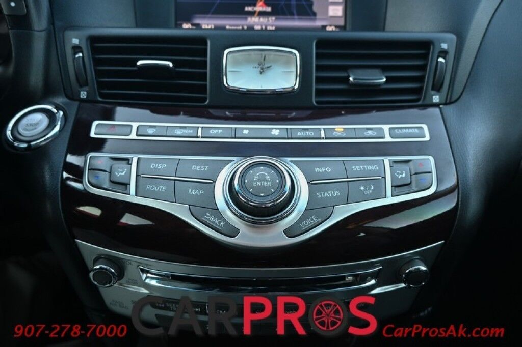 2012 INFINITI M37 X - 3.7L V6 - All Wheel Drive - Leather Power Heated Seats - Heated Steering Wheel - Navigation - Keyless Entry & Start - Sunroof - Block Heater Anchorage AK