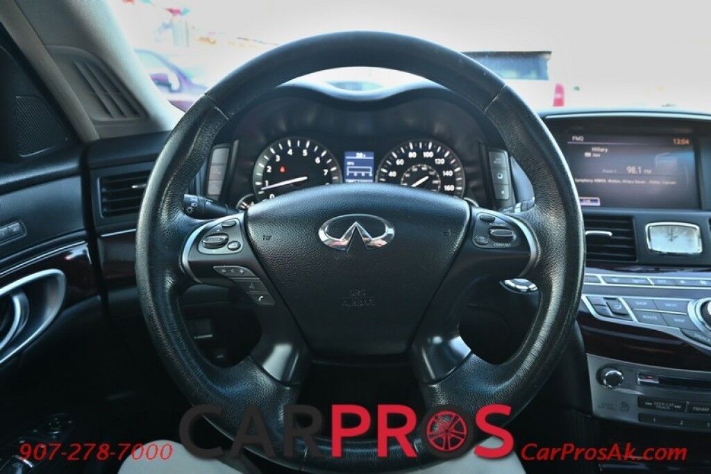 2012 INFINITI M37 X - 3.7L V6 - All Wheel Drive - Leather Power Heated Seats - Heated Steering Wheel - Navigation - Keyless Entry & Start - Sunroof - Block Heater Anchorage AK