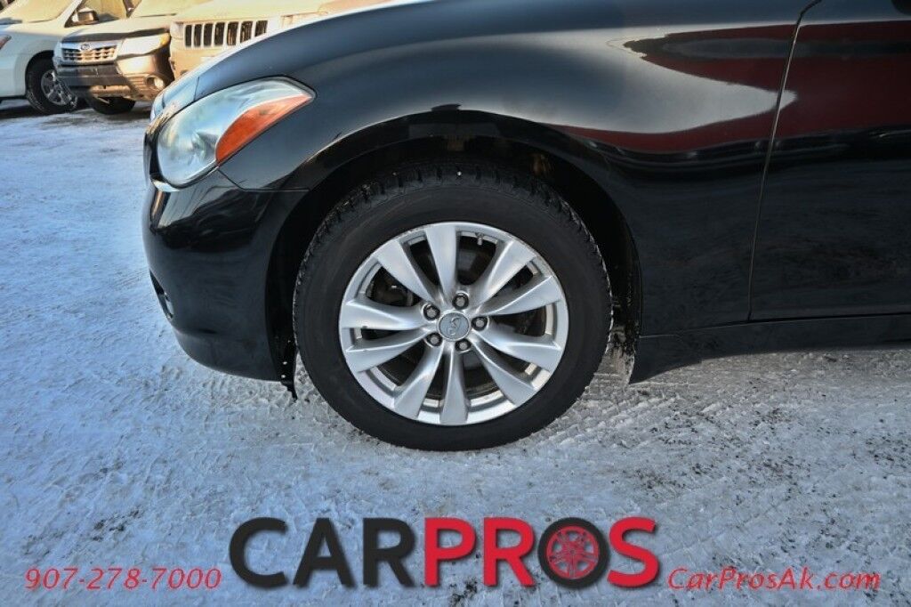 2012 INFINITI M37 X - 3.7L V6 - All Wheel Drive - Leather Power Heated Seats - Heated Steering Wheel - Navigation - Keyless Entry & Start - Sunroof - Block Heater Anchorage AK