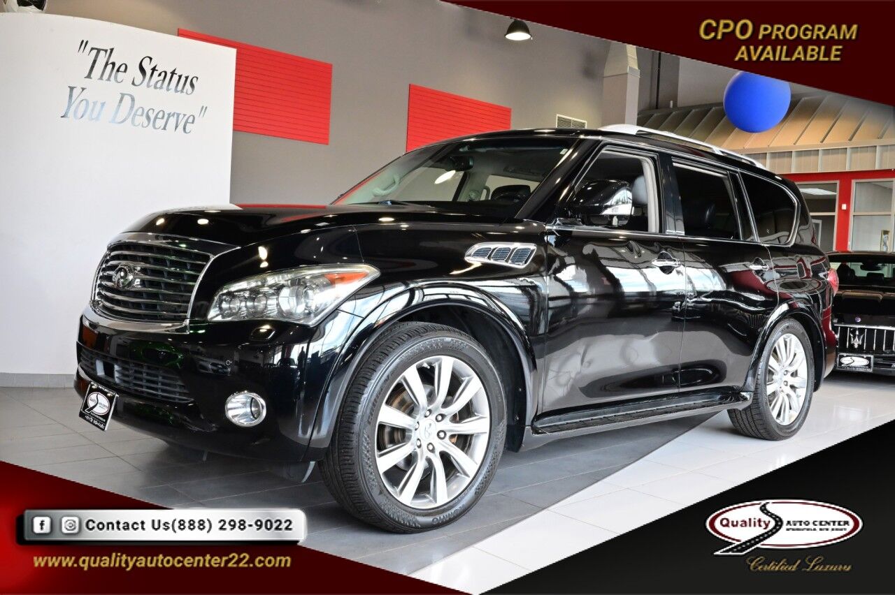 2012 INFINITI QX56 8-passenger, 22'' Wheels, Technology, Deluxe Touring, and Theater Pkg Springfield NJ