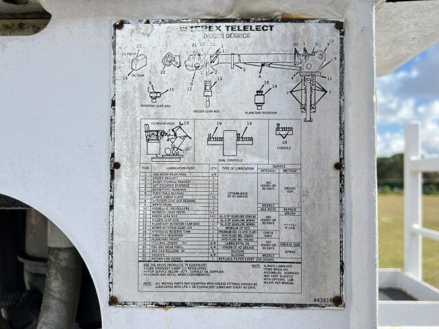 2012 International DuraStar 4300 TEREX Commander C4045 Digger Derrick Utility Truck Homestead FL