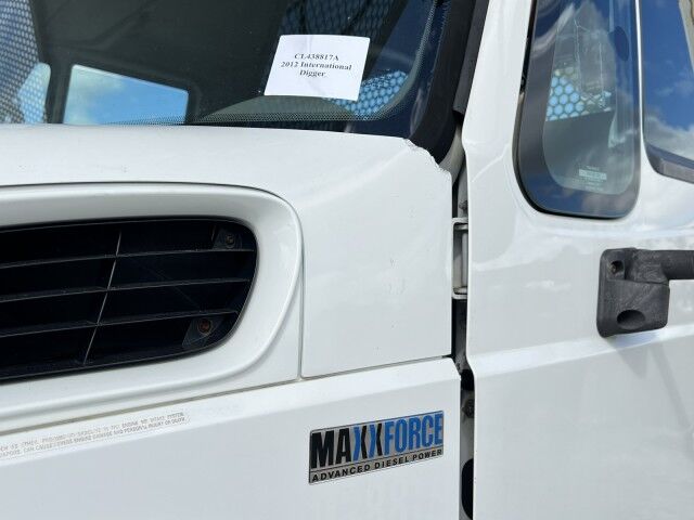 2012 International DuraStar 4300 TEREX Commander C4045 Digger Derrick Utility Truck Homestead FL
