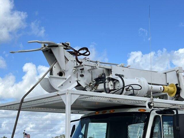 2012 International DuraStar 4300 TEREX Commander C4045 Digger Derrick Utility Truck Homestead FL