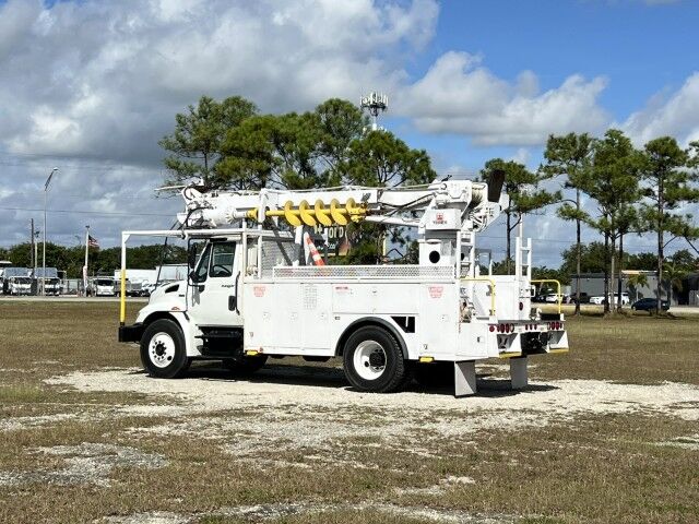2012 International DuraStar 4300 TEREX Commander C4045 Digger Derrick Utility Truck Homestead FL