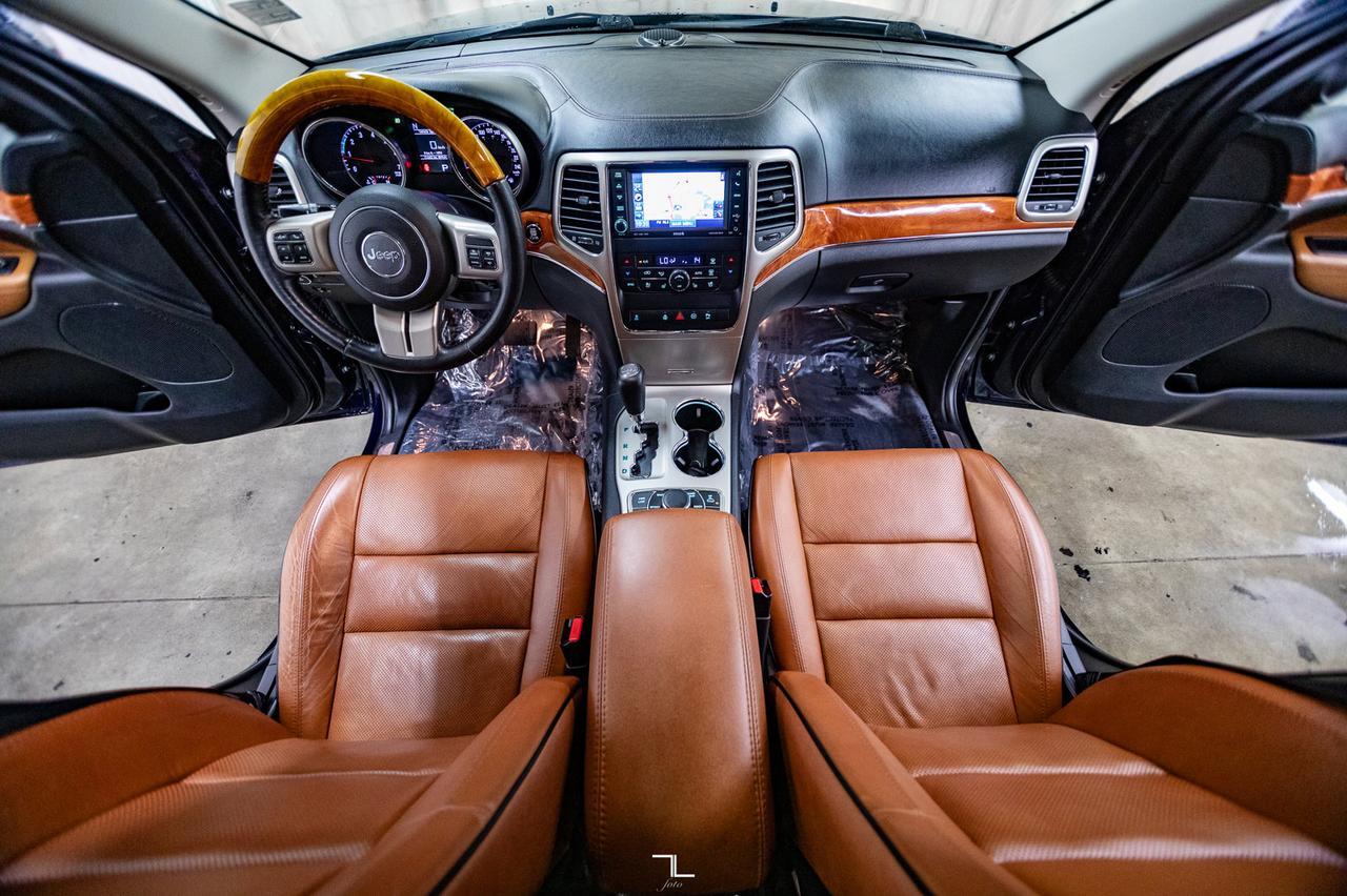 2012 Jeep Grand Cherokee 4x4 Overland Leather Roof Nav Red Deer AB