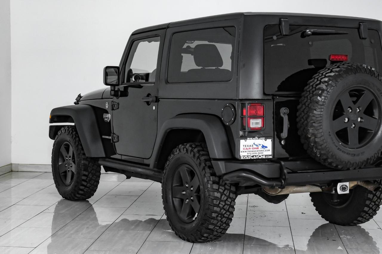 2012 Jeep Wrangler CALL OF DUTY MW3 4WD HARD TOP CONVERTIBLE LEATHER/CLOTH SEATS CR Carrollton TX