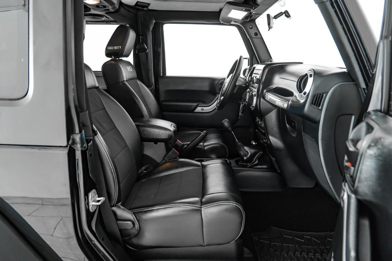 2012 Jeep Wrangler CALL OF DUTY MW3 4WD HARD TOP CONVERTIBLE LEATHER/CLOTH SEATS CR Carrollton TX