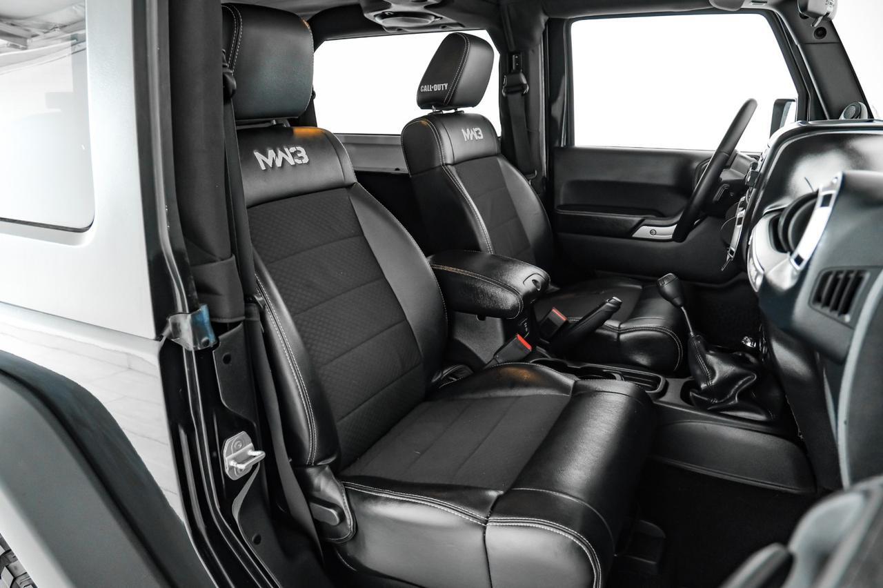 2012 Jeep Wrangler CALL OF DUTY MW3 4WD HARD TOP CONVERTIBLE LEATHER/CLOTH SEATS CR Carrollton TX