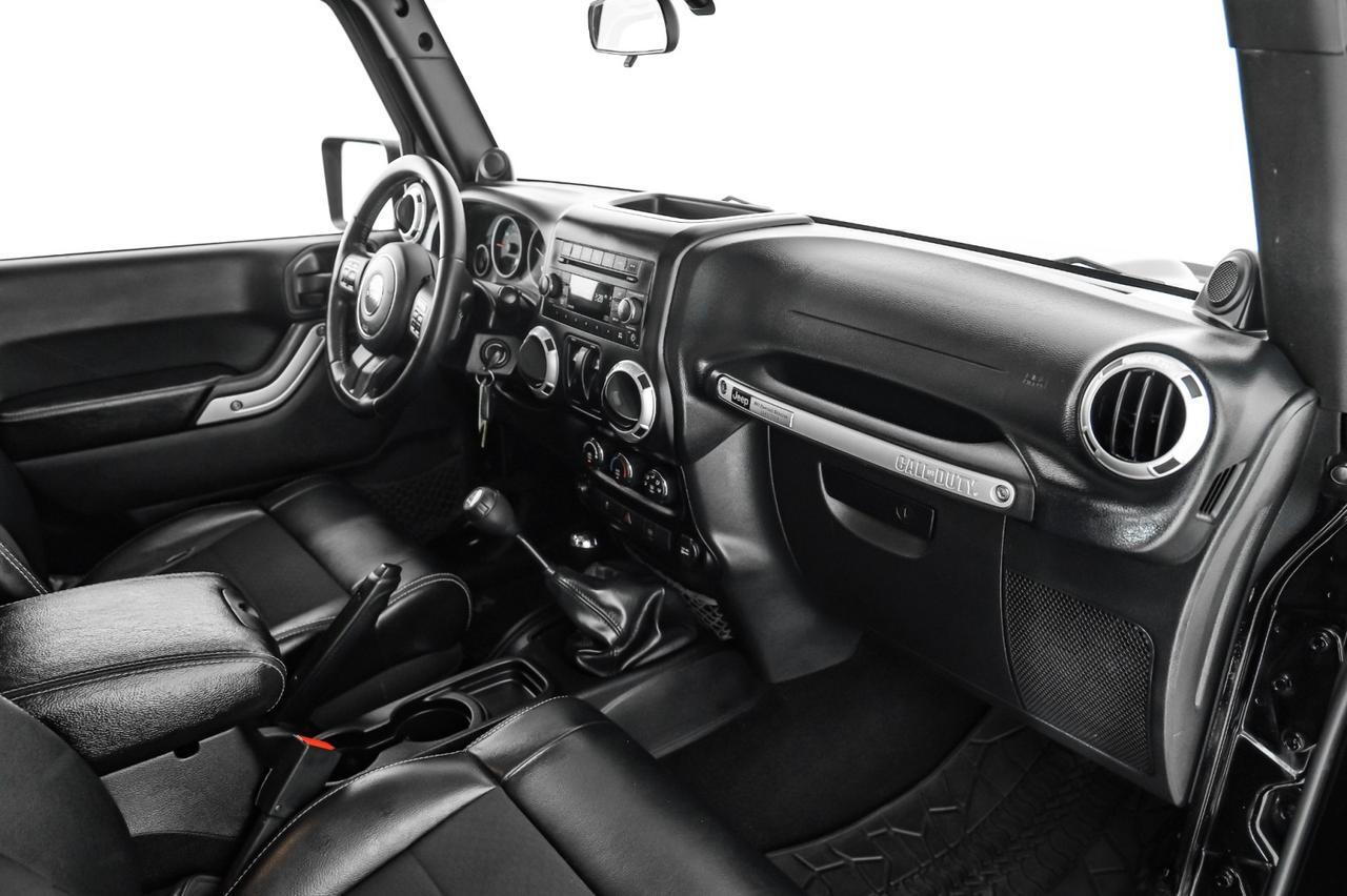 2012 Jeep Wrangler CALL OF DUTY MW3 4WD HARD TOP CONVERTIBLE LEATHER/CLOTH SEATS CR Carrollton TX