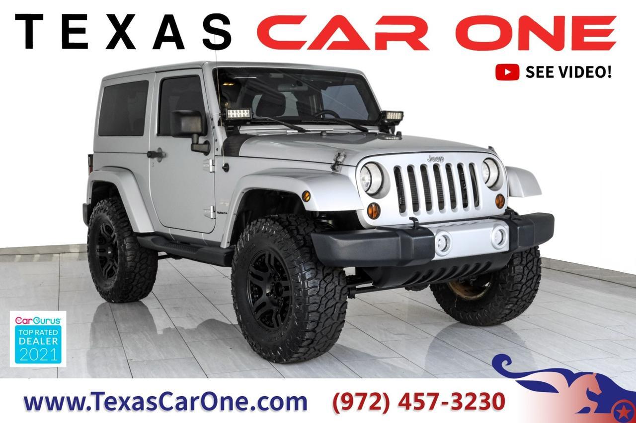 2012 Jeep Wrangler SAHARA 4WD AUTOMATIC HARD TOP CONVERTIBLE CRUISE CONTROL ALLOY W