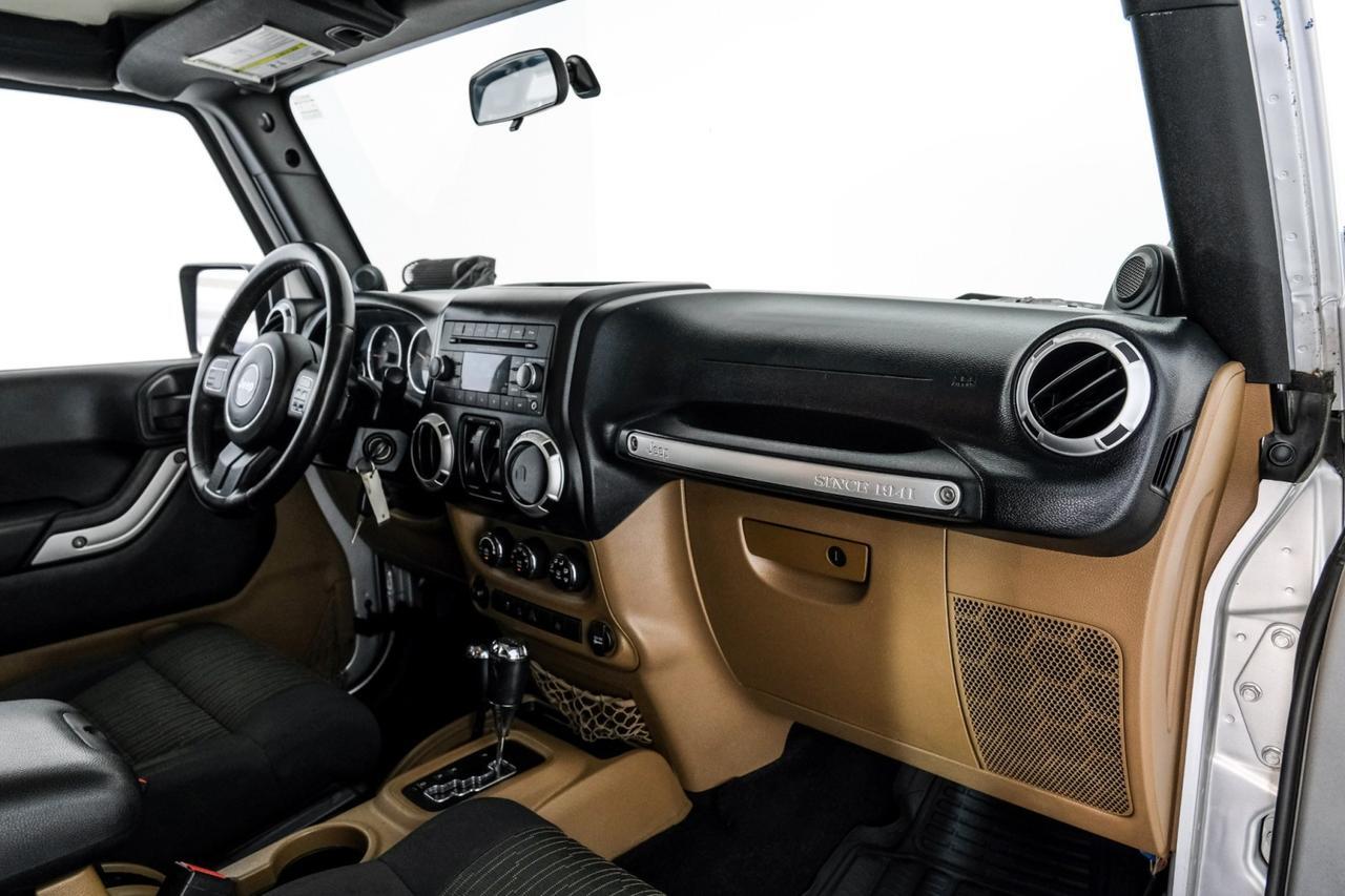 2012 Jeep Wrangler SAHARA 4WD AUTOMATIC HARD TOP CONVERTIBLE CRUISE CONTROL ALLOY W Carrollton TX